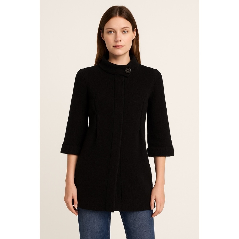 VINCE Wool Chunky Knit Cardigan